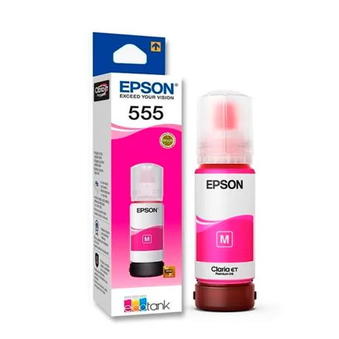 Botella De Tinta Epson 555 Magenta
