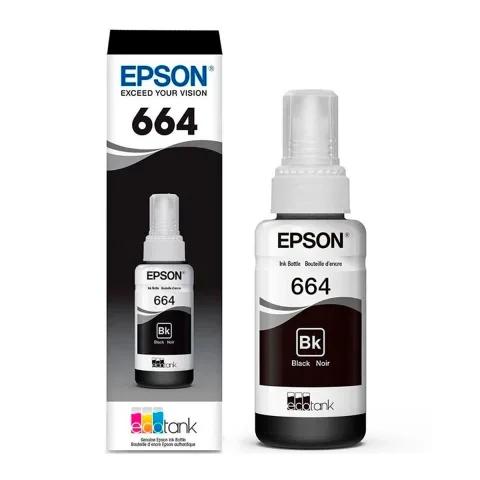 Botella De Tinta Epson 664 Negra