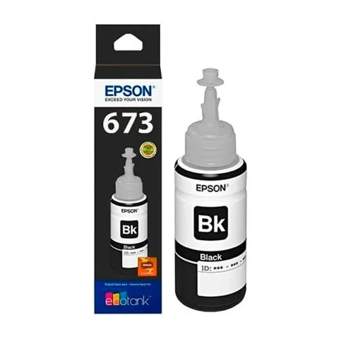 Botella De Tinta Epson 673 Negra