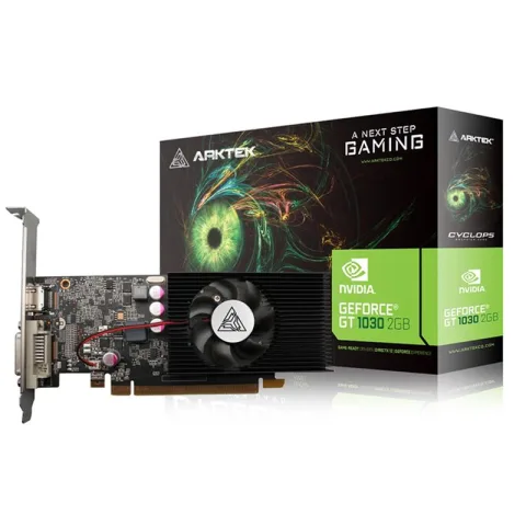Placa de Video ARKTEK GeForce GT1030 2GB DDR5 64Bit Low Profile