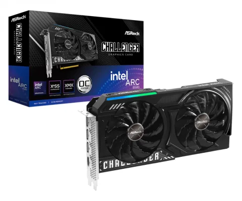 Placa De Video Asrock Intel Arc B580 12gb Challenger