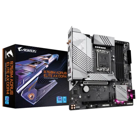 MOTHER GIGABYTE (LGA1700) B760M A ELITE AX DDR4