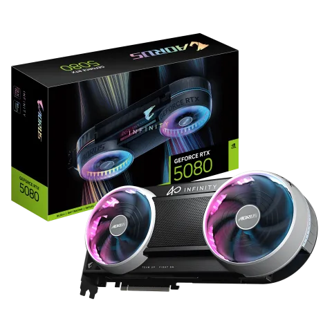 Placa de Video Gigabyte RTX 5080 Aorus Infinity 16GB
